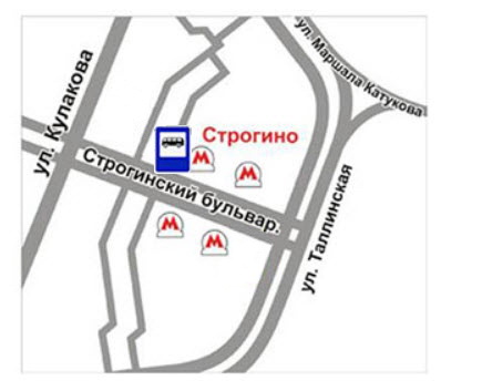 Остановка у м. Строгино